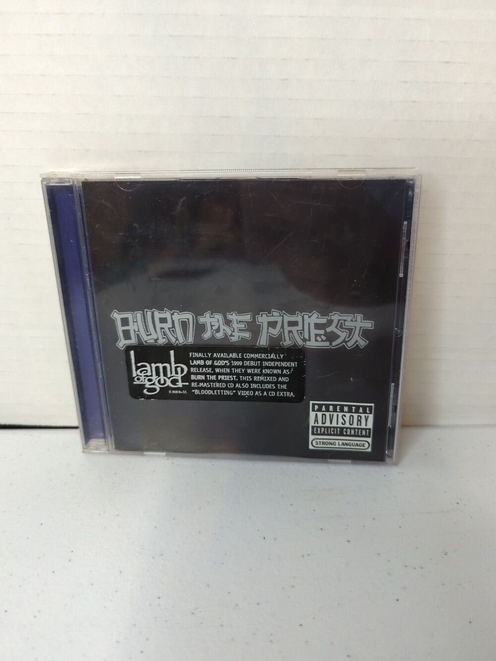 Lamb of God Burn the Priest CD 2005 Remastered Metal Epic Records NM